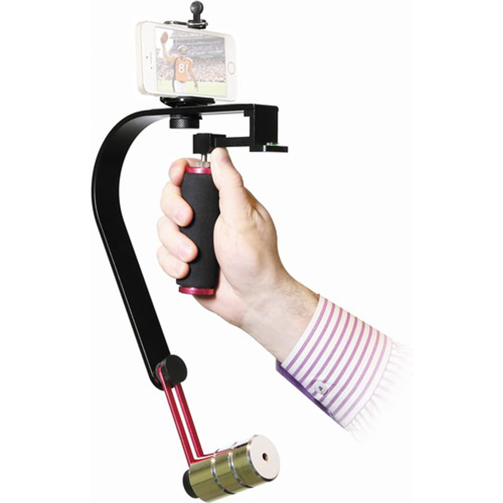 Vidpro Handheld Video Stablizer Compatible With, Sanyo Xacti Vpc-E6 Camcorder - For Digital Cameras, Camcorders And Smartphones - Go Pro & Smartphone Adapters Included