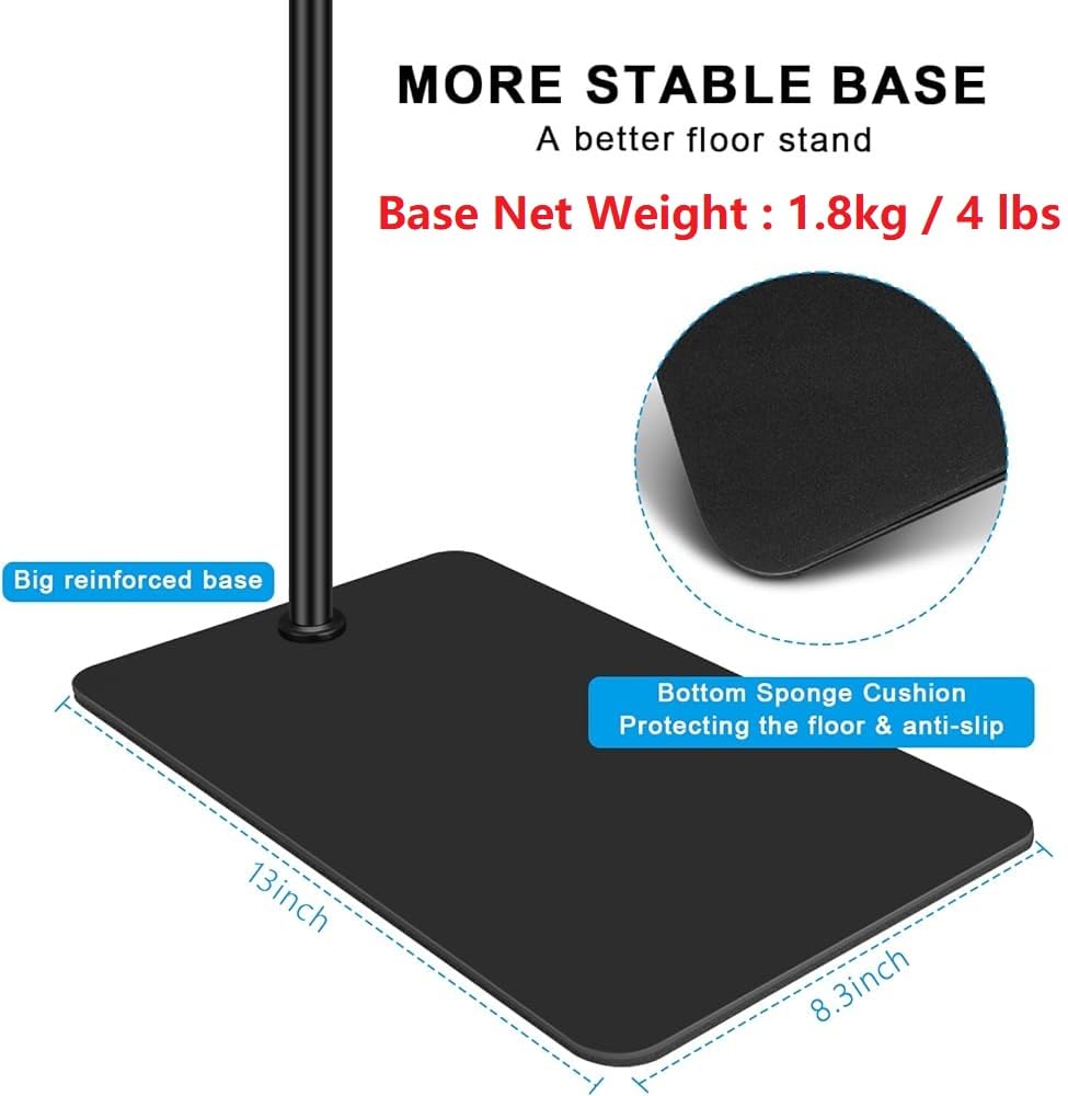 Acetaken Mx Brio 4K Webcam Floor Stand,70-Inch Telescopic Floor Holder With Webcam Magnetic Mount Compatible With Logitech Mx Brio 4K,Brio 4K,100,300,500,C270,C310 Webcams