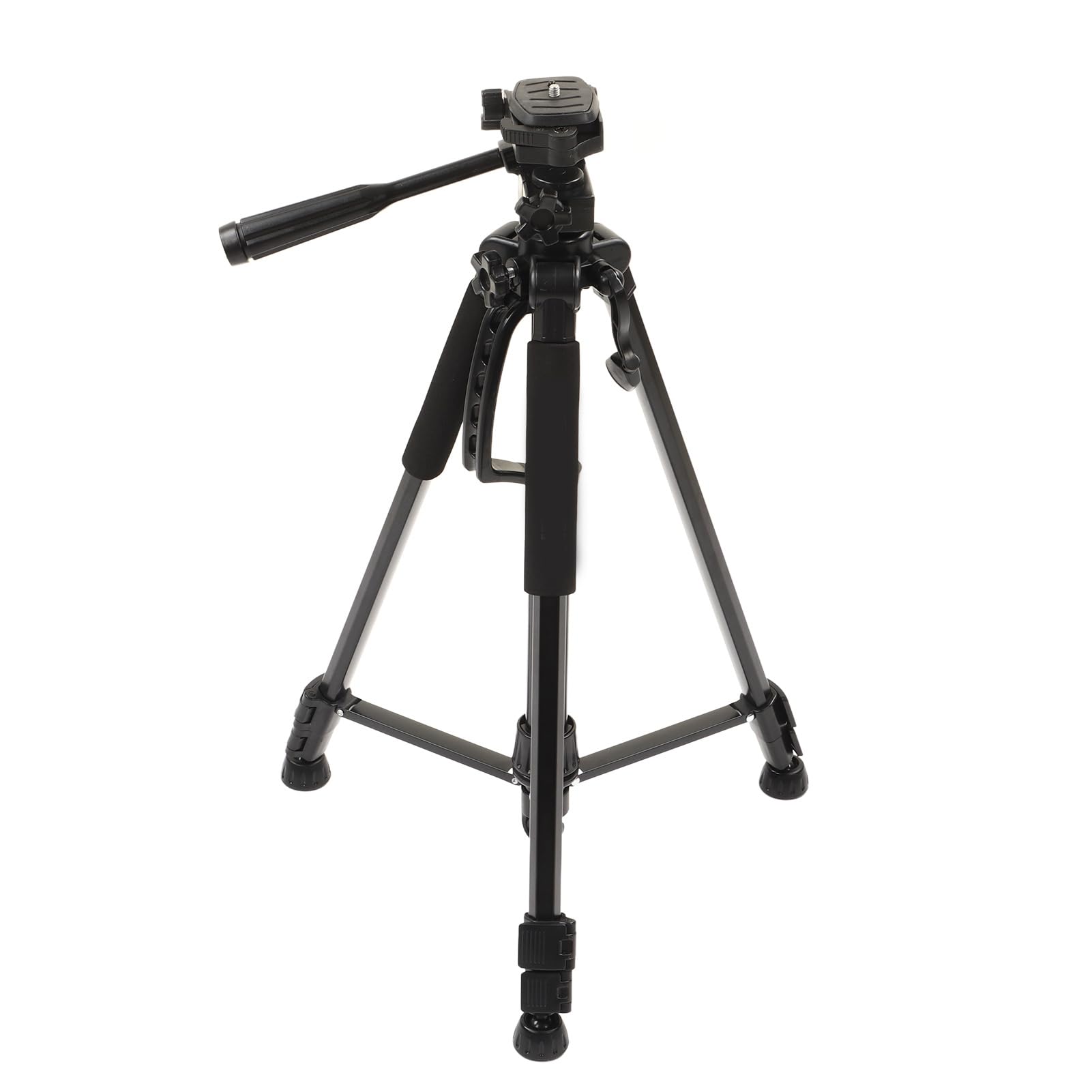Akozon Camera Tripod Cell Phone Tripod Extendable Stand For Live Stream Makeup For Cameras Cell Phones