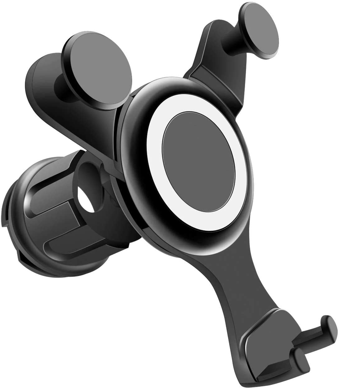 Oyefly Mobile Phone Holder For Smartphone, Gps & Tablet Compatible With Smart Model 453 Forfour Fortwo 360 Adjustable For Optimum Visibility Car Phone Holder (Black)
