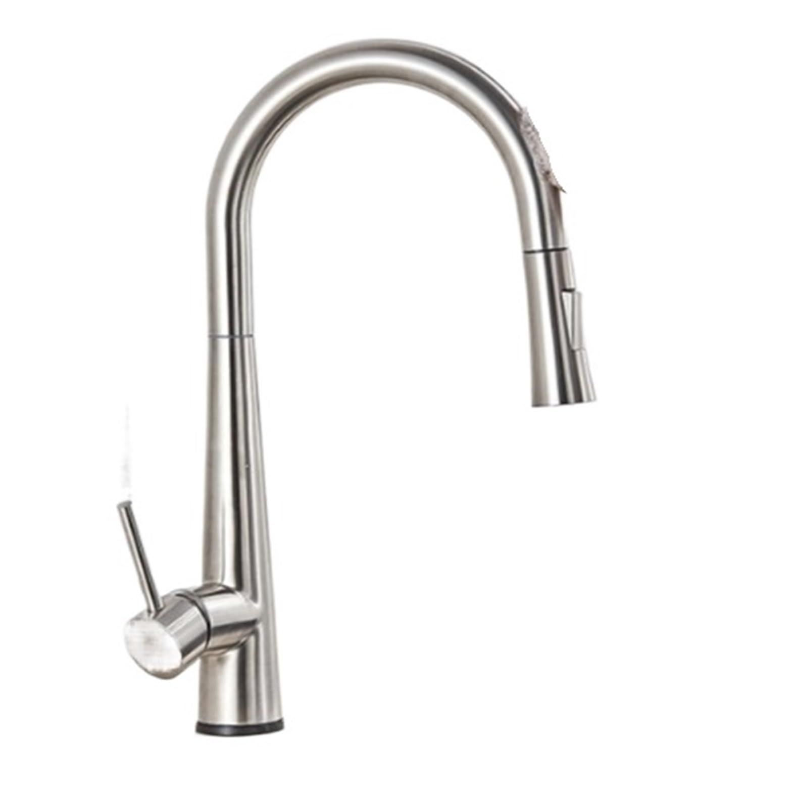 Erbra Kitchen Faucet Three Colors Pull Out Sensor Kitchen Faucet Black Sensitive Touch Control Faucet Mixer Kitchen Touch Kitchen Mixer Tap Sturdy Durable (Color : Brushed C, Size : 1)