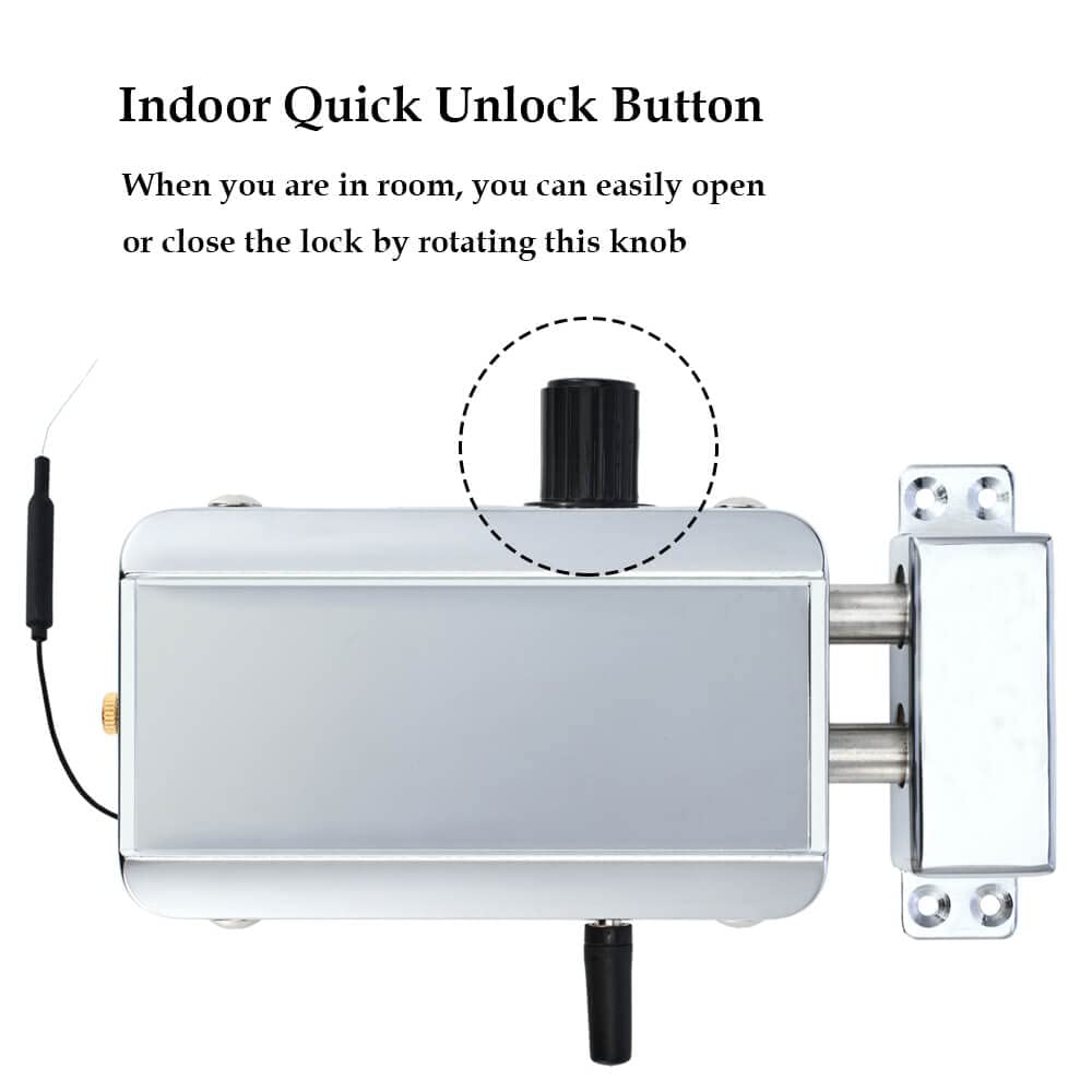 Yuhanus Electronic Deadbolt Anti-Theft Smart Door Lock With Remote Control And Smartphone App Access