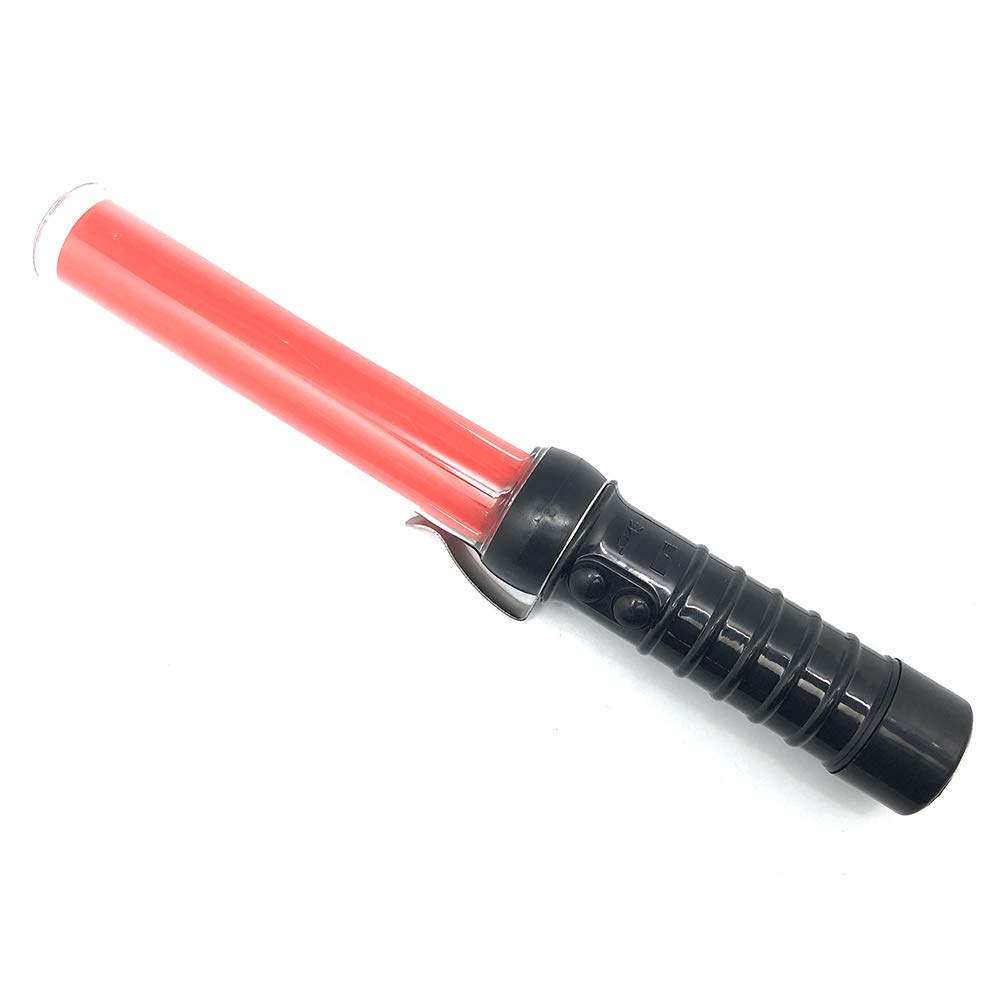 Fishnu 11.8" Led Safety Traffic Baton Light With Whistle Alarm Magnetic Base, 4 Modes, Handheld, Uk Ideal For Traffic Control, Parking Guides, Construction, Emergency Alerts
