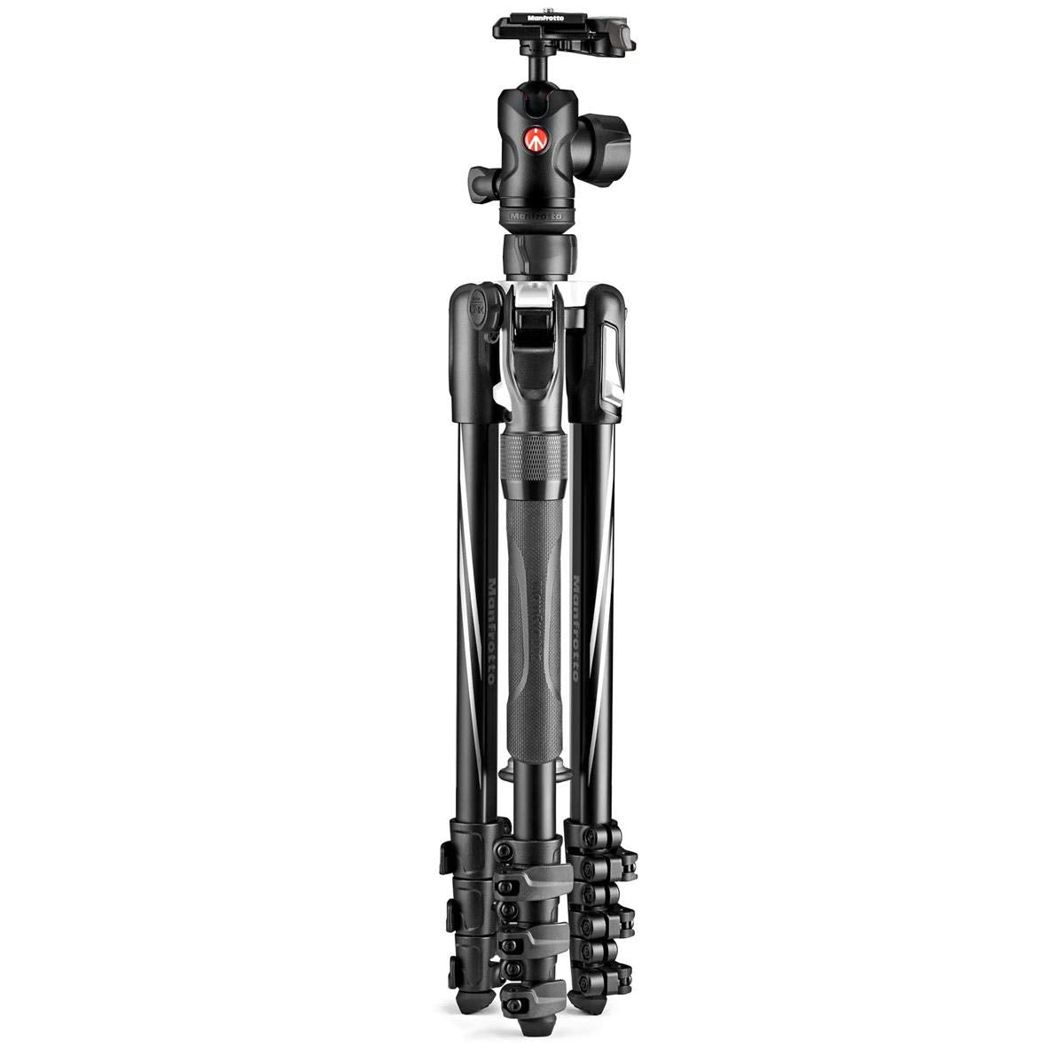 Manfrotto Mkbfrla4B-Bhm Be Advanced 2N1 Travel Tripod With Monopod, Lever Lock, Tripod Bag, Plate And Ball Head Included For Canon, Nikon, Sony, Dslr, Csc, Mirrorless, Up To 9Kg, Aluminium