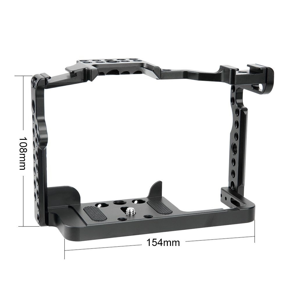 Niceyrig Cage For Panasonic Lumix G9/Gh5Ii/Gh5/Gh5S, With Nato Rail Cold Shoe - 349