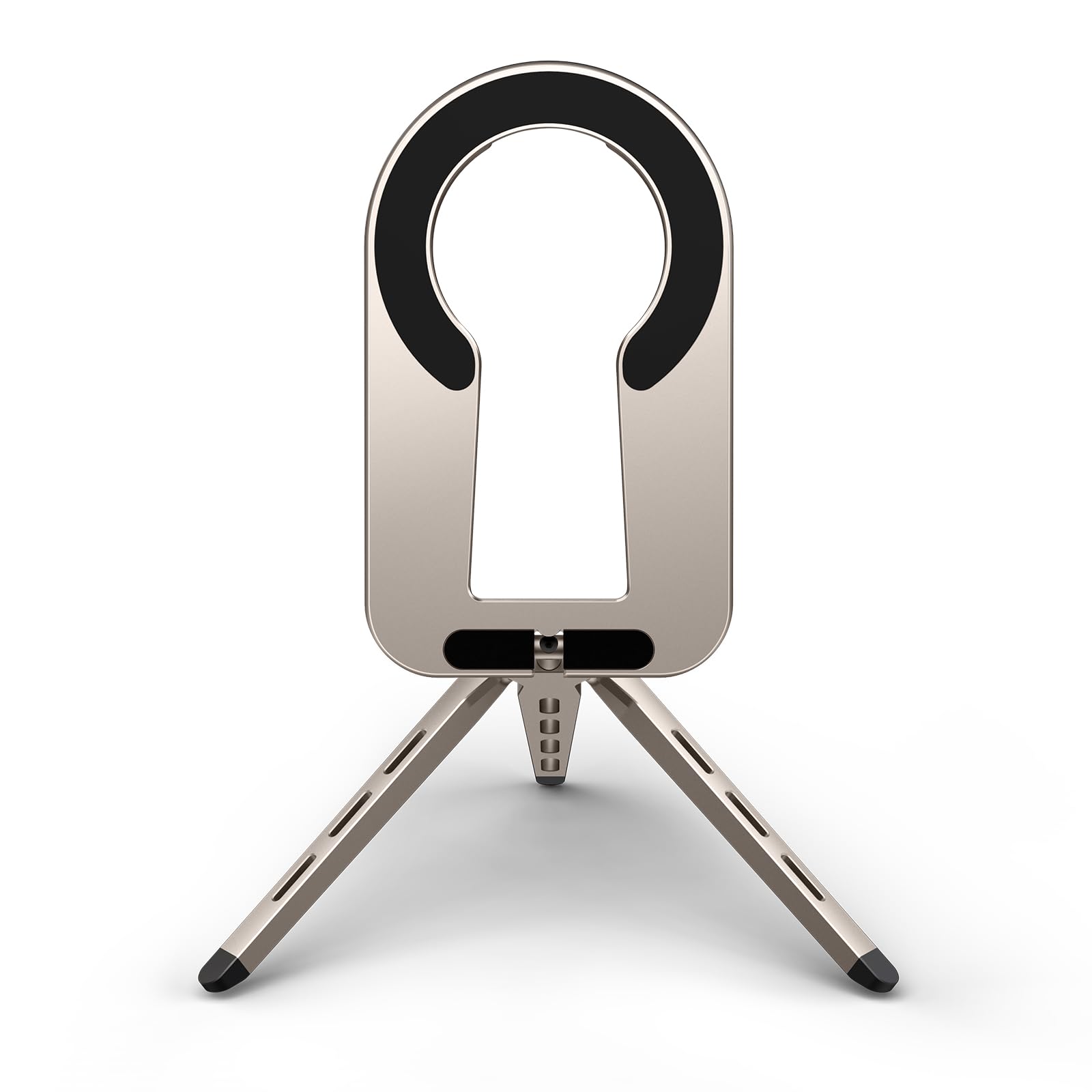 Frtma Tripod For Phone, Foldable Phone Stand, Strong Magnets & Adjustable Angle Cell Phone Tripod (Titanium Gold)
