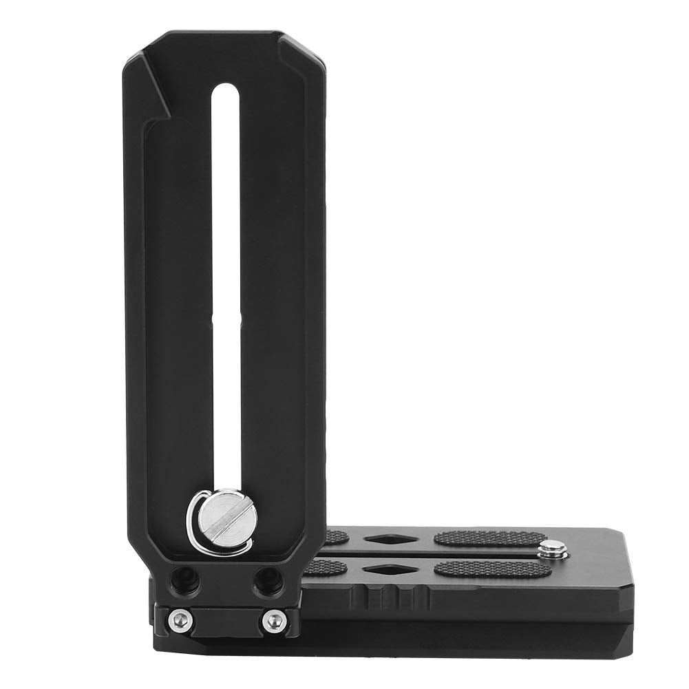 Yunseity Camera Stabilizer Vertical Board, L Bracket Vertical Mount Plate For Zhiyun, Slr & Mirrorless Cameras, Black