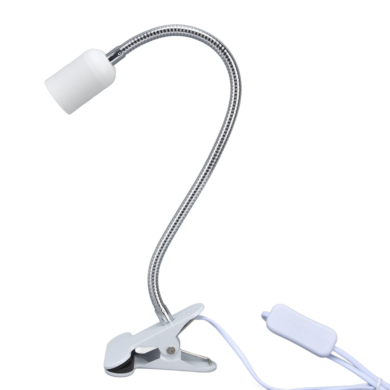 Shanrya Book Lamp Holder, 360 Degree Adjustable Wear-Resistant E27 / E26 Table Lamp Holder For Plant Growth Lamps For Table Lamps U.S. Regulations