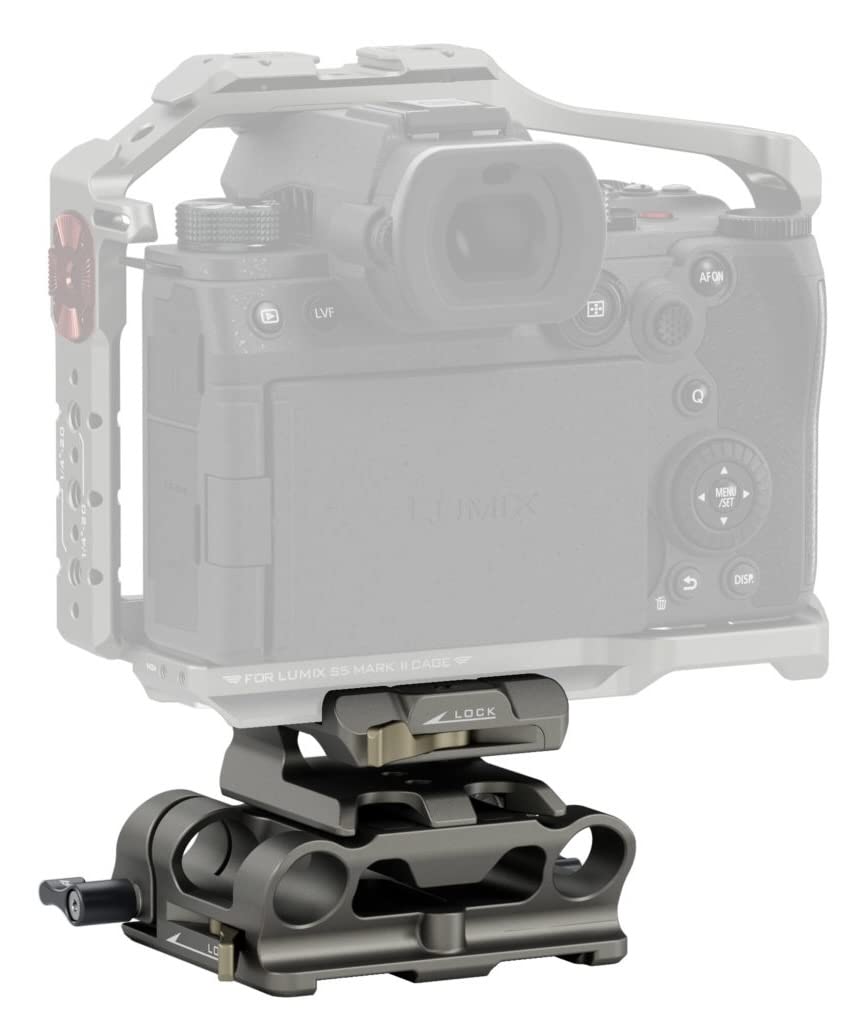 Tilta Modular Baseplate Type I With 15Mm Lws Rod Support (Titanium Gray) Ta-Mbp1-Tg