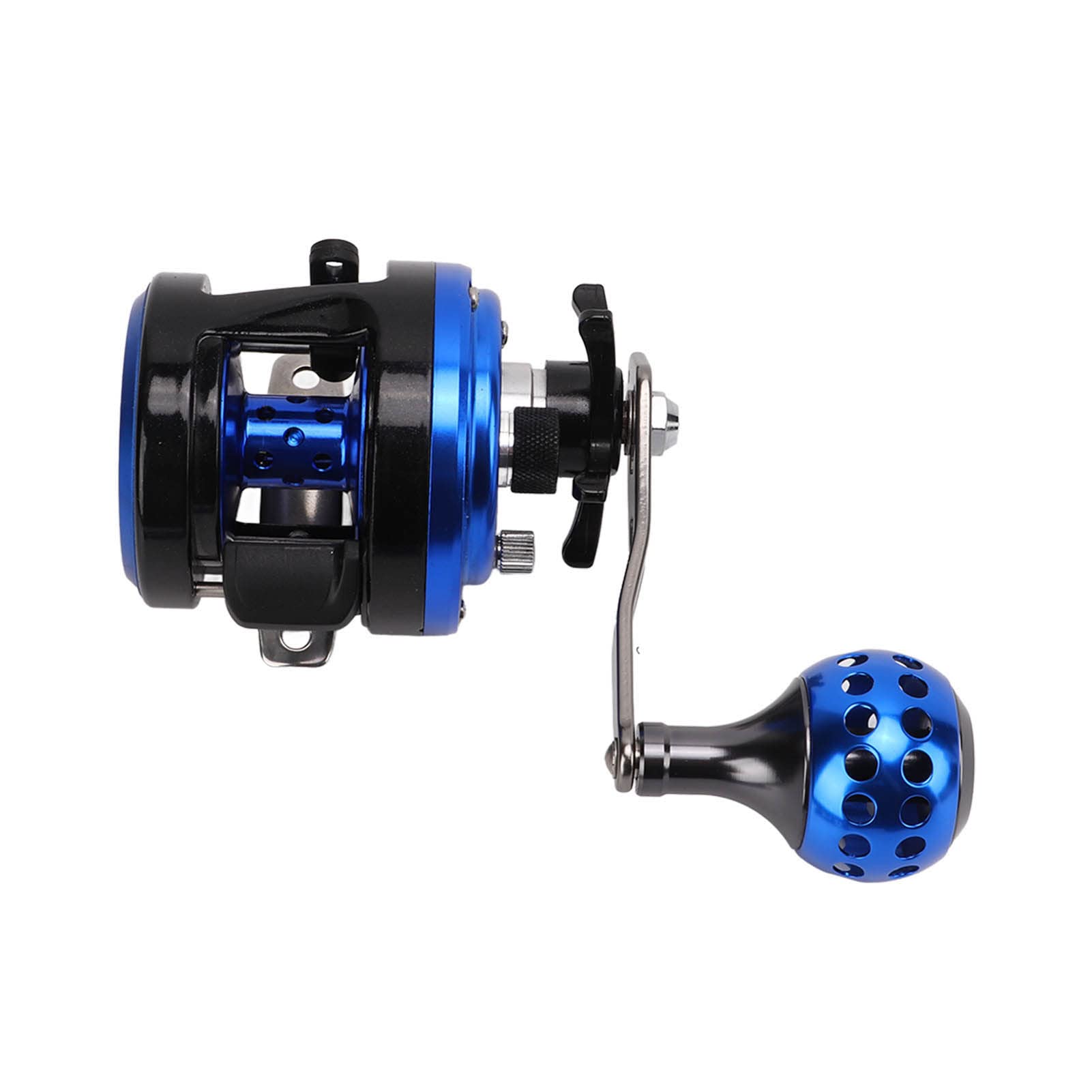 Alomejor Metal Drum Fishing Reel 7+1Bb 4.7:1 High Speed 6Kg Maximum Magnetic Force Brake Fishing Reel