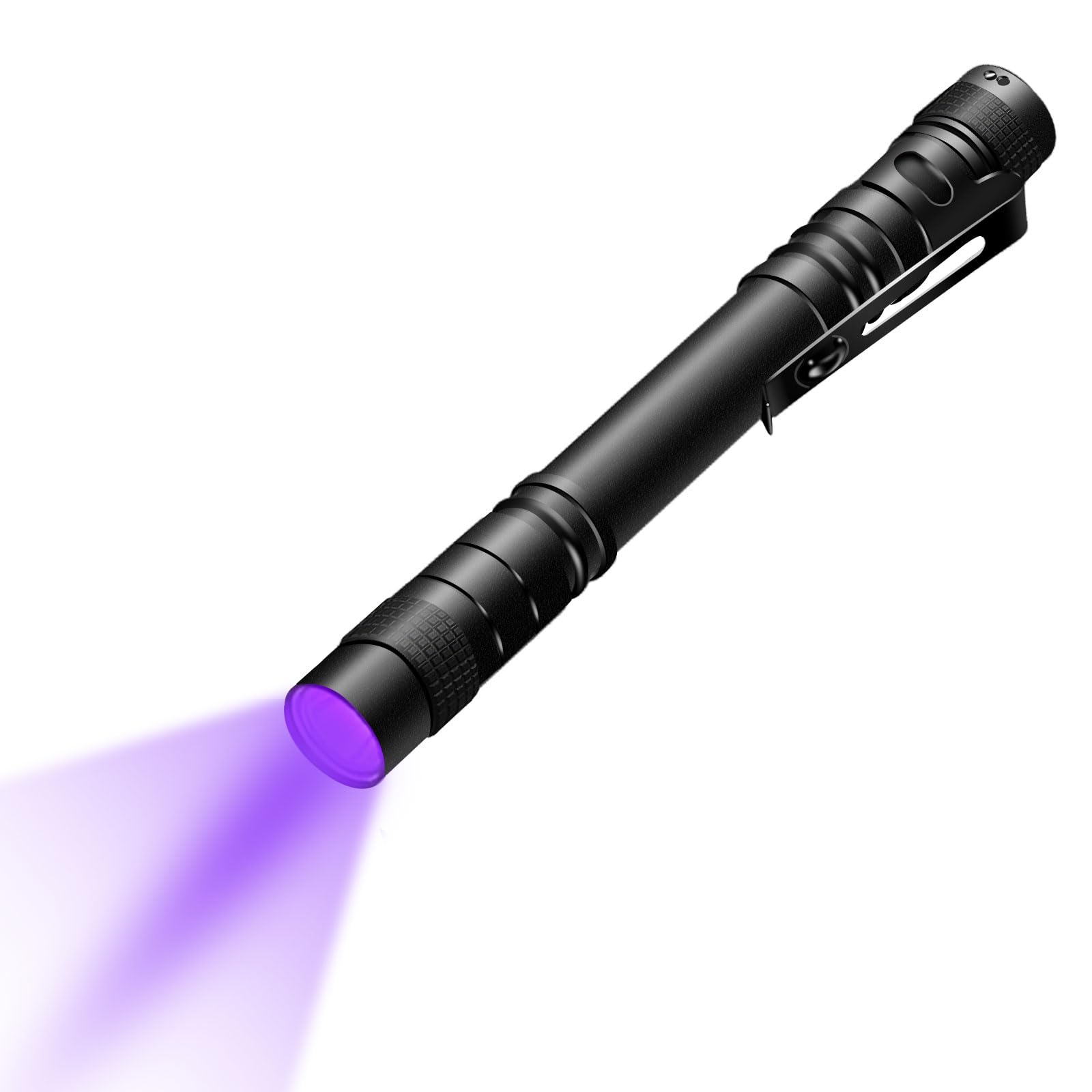 Moipejo Uv Black Light Flashlight Mini, 395Nm Pen Light With Clip, Ultraviolet Blacklight For Pet Urine Detection, Waterproof Detector Light For Dry Stains, Bed Bug, Scorpion, Hotel Inspection