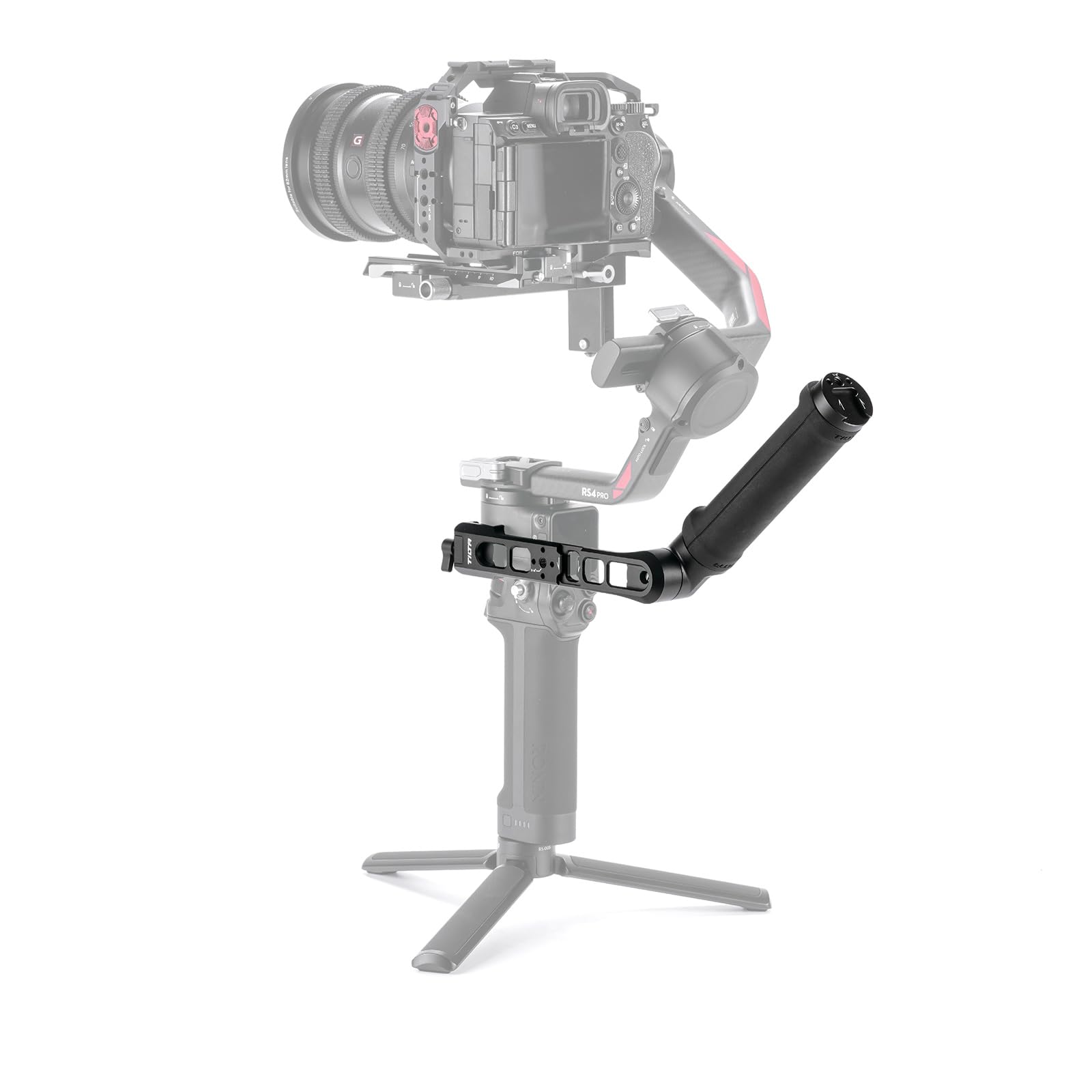Tilta Rear Operating Handle Compatible With Rs3 Mini Quick Set Up 360 Degrees Adjustable Rotation Effortless Low Angle Shooting Lightweight & Durable Tga-Rs3M-Roh