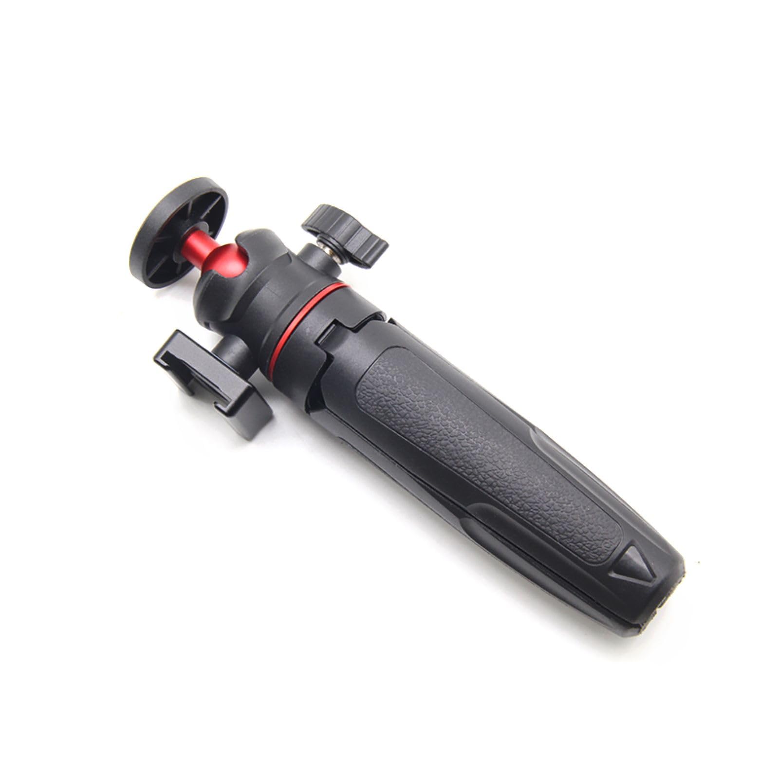 Anntery Camera Tripod Flexible For Mini Desktop Table Tripod Extendable Handle Selfie Stick Hot Shoe Mount Remote Shutter Kits For Sony,Canon,Nikon,Fujifilm,Panasonic,Black-A028