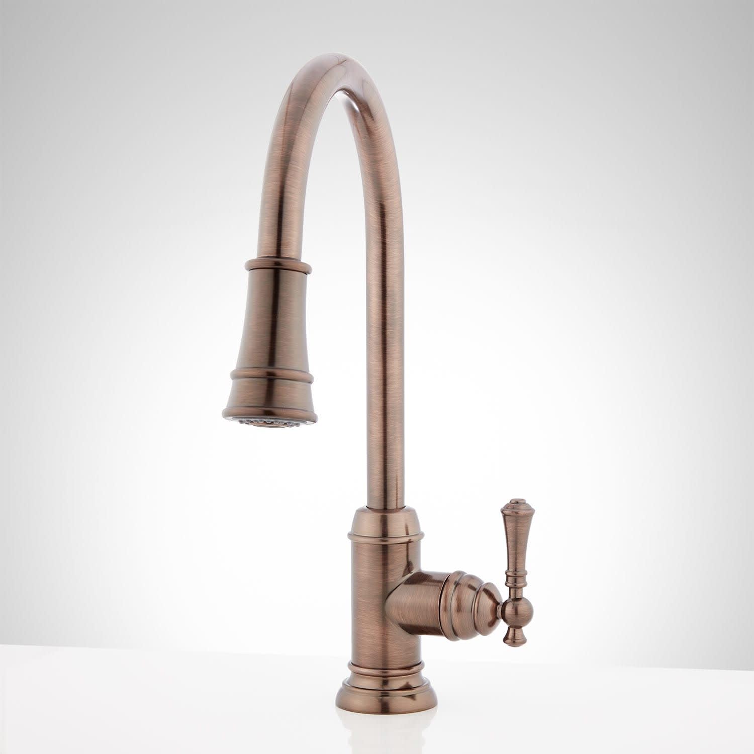 Signature Hardware 448173 Amberley 1.8 Gpm Single Hole Pull Down Kitchen Faucet