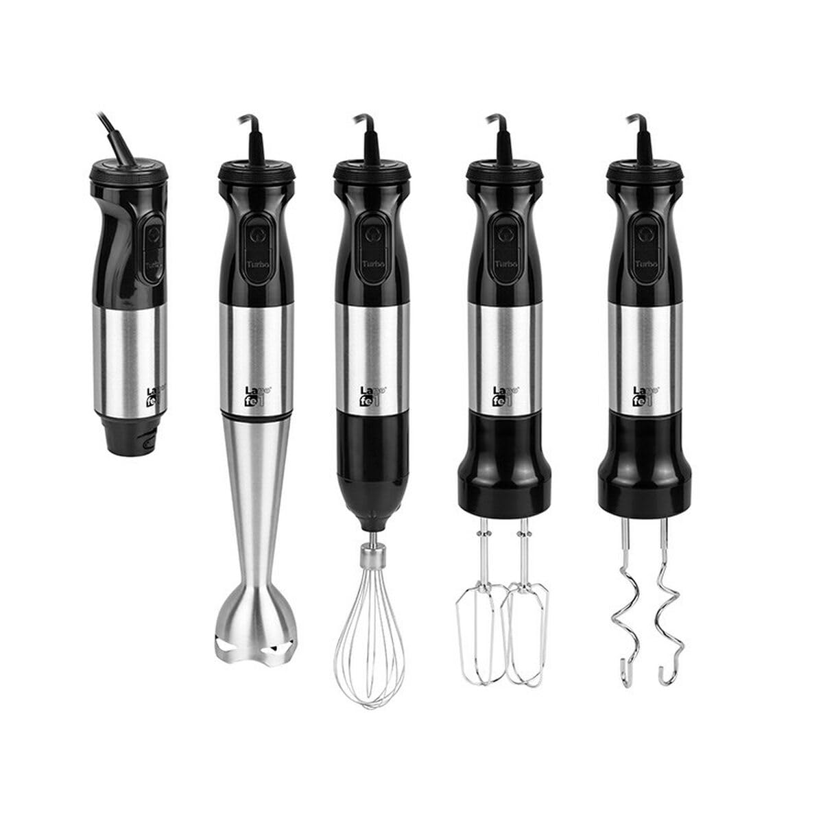 Lafe Bzl001 Blender 0.7 L Immersion Blender Black Silver Transparent 1000 W