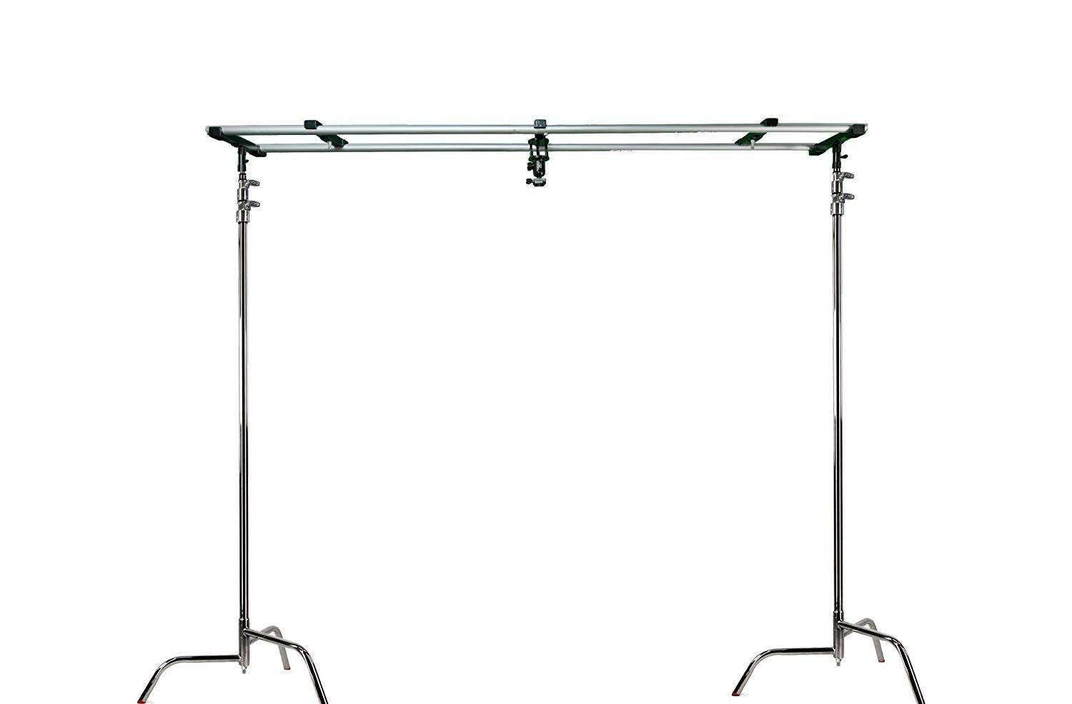 Glide Gear Oh 150 Overhead Camera And Light Truss Rig, Modular 4–12Ft Adjustable Platform For C-Stands And Tripods, Supports Up To 20Lbs