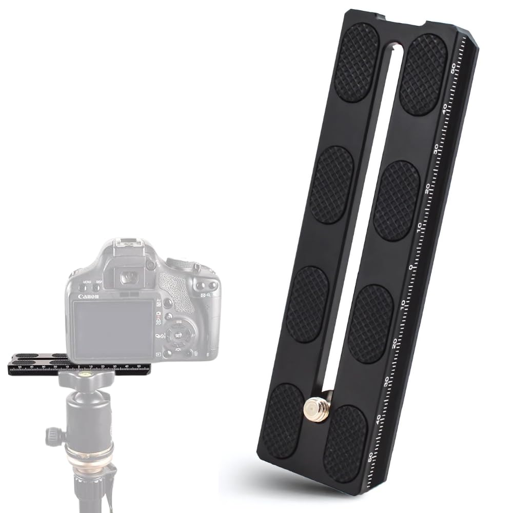 Fotoconic Quick Release Plate 120Mm Camera Mounting Rail Slider Compatible With Dji Ronin-Sc Ronin Sc Gimbal Stabilizer