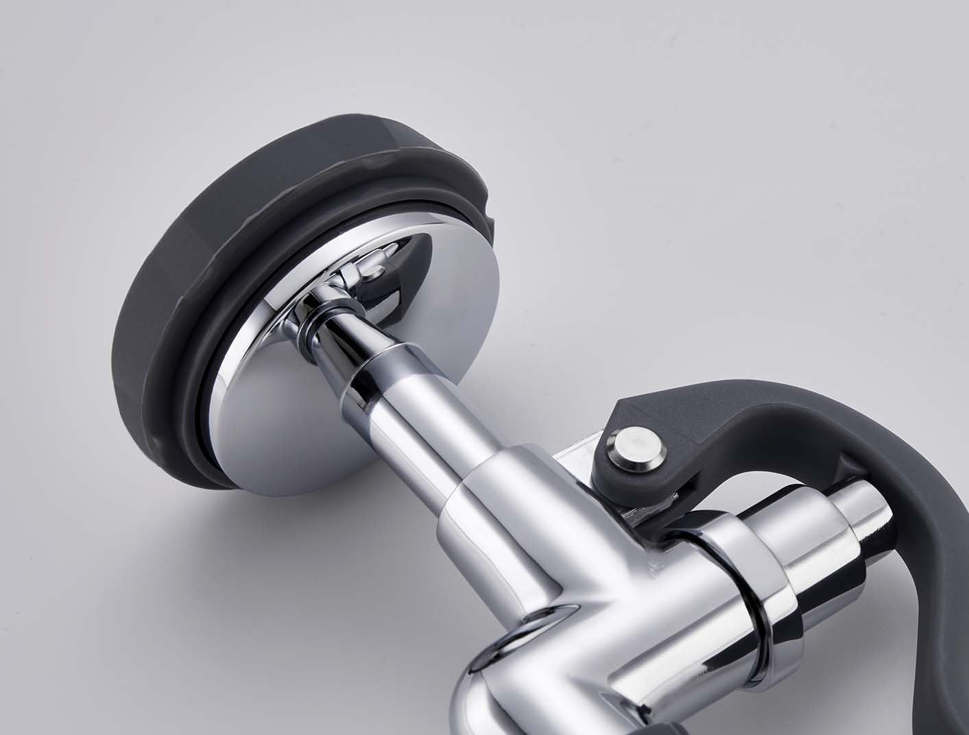 Gdyfdskin Commercial Sink Sprayer Valve Head For Pre-Rinse Kitchen Faucet, 1.42 Gpm High Pressure Dish Sprayer Nozzle Replacement Kit - Grey