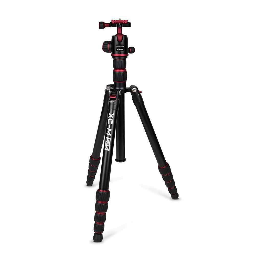 Promaster Xc-M 525K Professional Tripod Kit With Head - Red