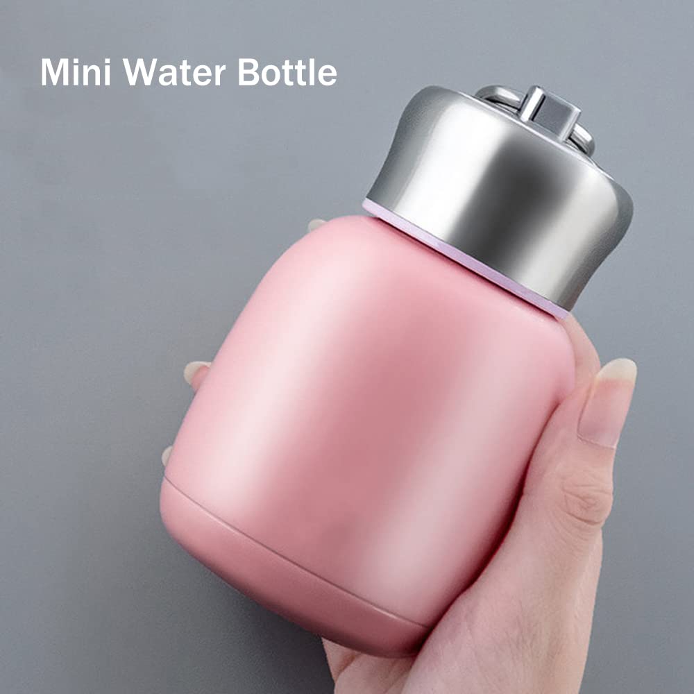 Gets Mini 7 Oz Stainless Steel Water Bottle, Portable Small Sports Vacuum Insulated Water Bottle
