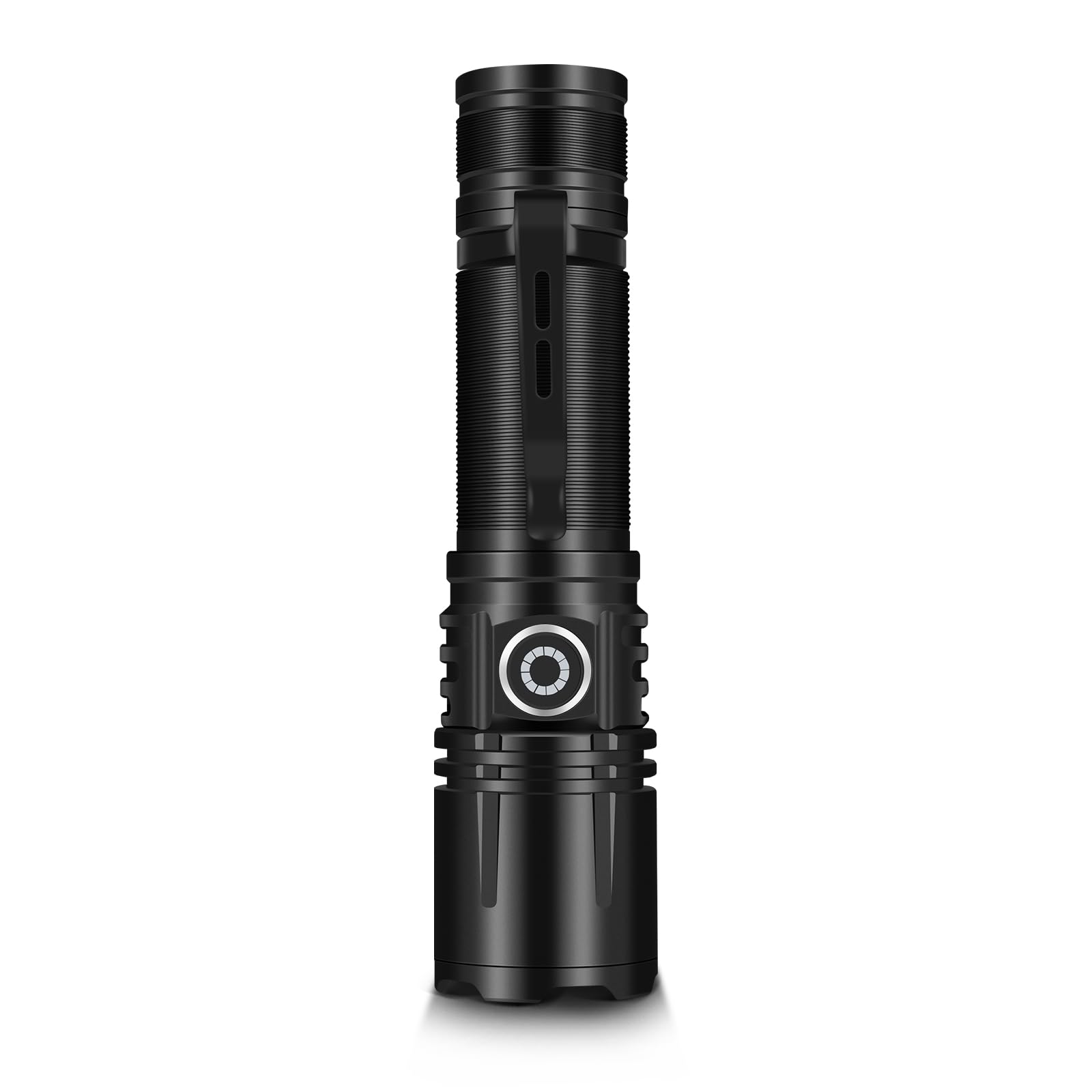 Unagea High-Powered Led Flashlights 2 Pack, Small Tactical Flashlights 30000 High Lumen, 1 Lighting Mode, Zoomable, Mini Led Flash Light With Pocket Clip For Camping, Emergency