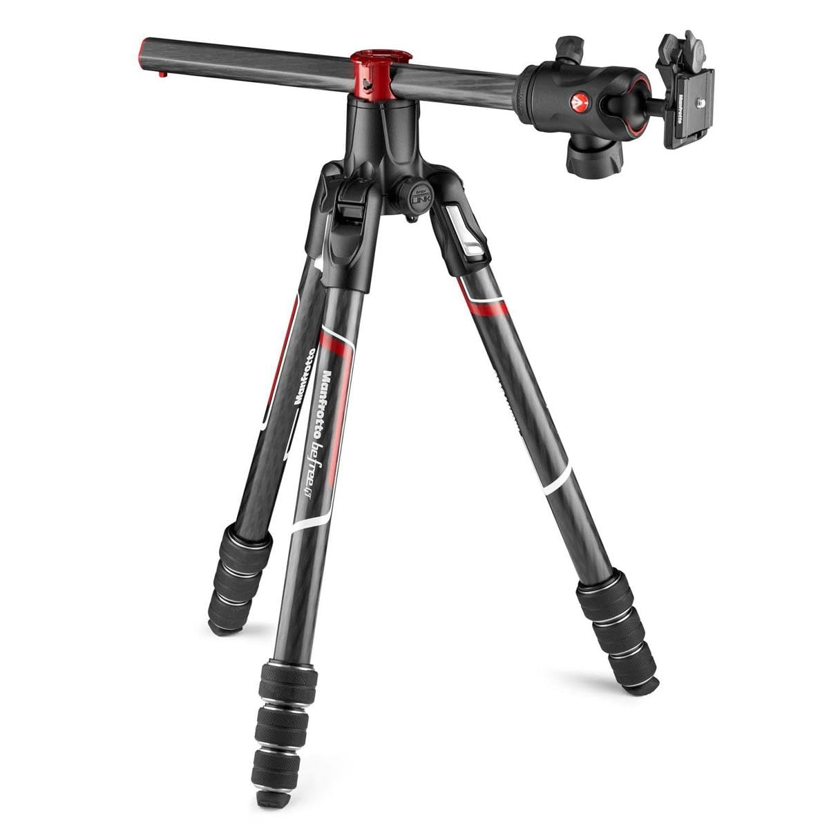 Manfrotto Be Gt Xpro 4-Section Carbon Fiber Travel Tripod With Mh496 Ball Head