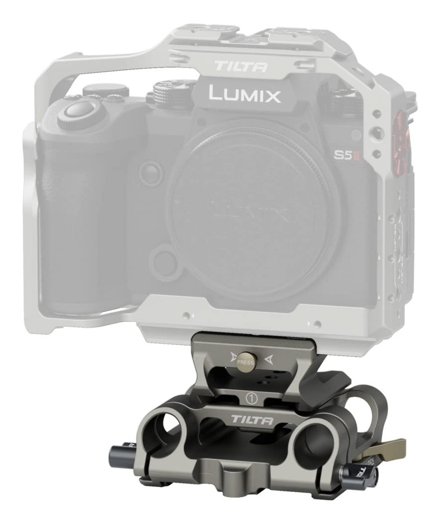 Tilta Modular Baseplate Type I With 15Mm Lws Rod Support (Titanium Gray) Ta-Mbp1-Tg