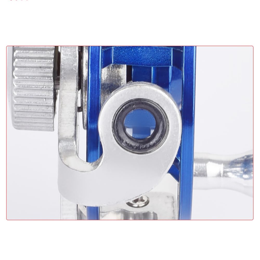 Fangblue Winter Fishing Reel All Metal 1.76Oz(50G) Lightweight 2.1Inch(53Mm) Base Right Hand Mini Fly Wheel For Trout Pike Ice Fishing Tackle