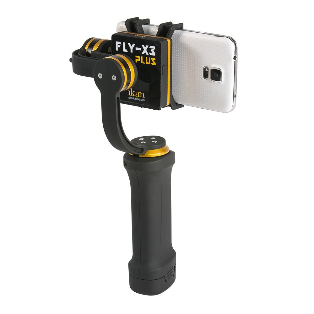 Ikan Fly-X3-Plus 3-Axis Smartphone Gimbal Stabilizer Includes Gopro, Small And Larger Gimbal Cradles