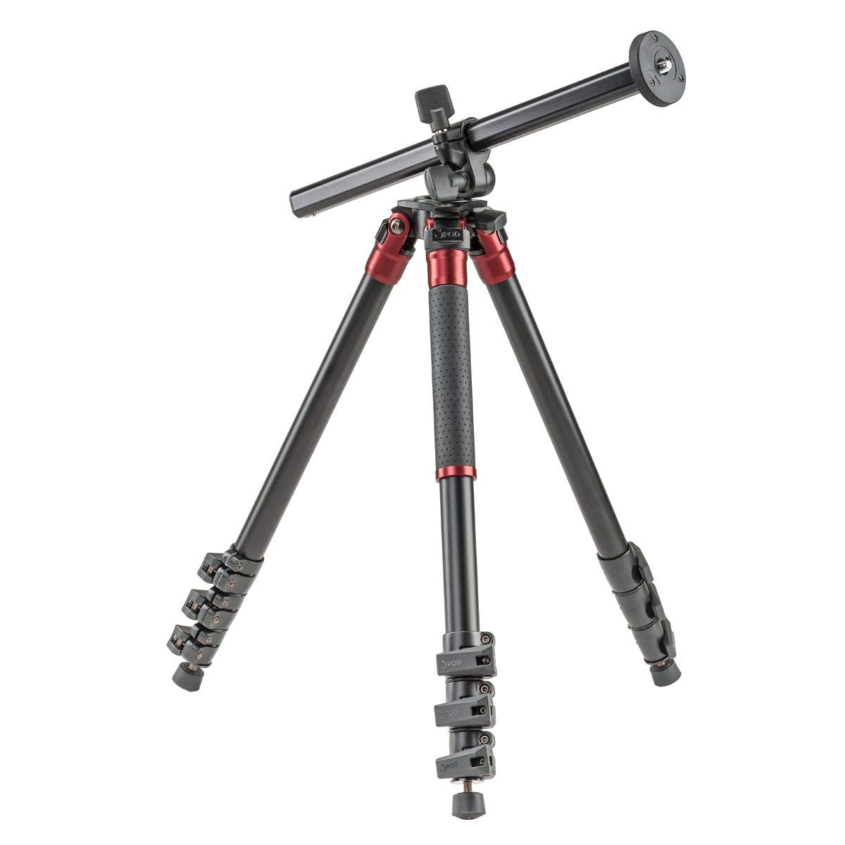3Pod Orbit 4-Section Aluminum Tripod For Photo And Video Cameras, Bubble Level