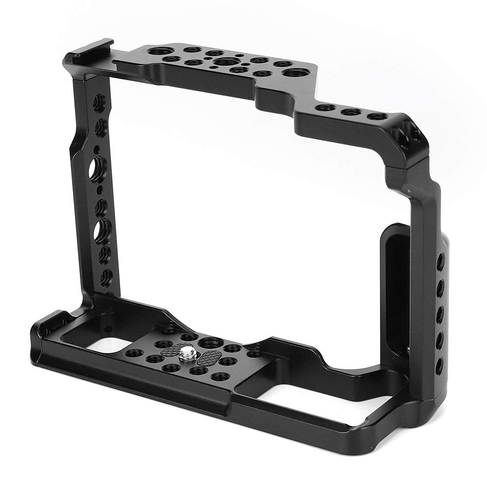 Zyyini Camera Rig Cage For Fuji, Video Cage Protective Frame With 1/4 3/8 Screws Hole And Shoe Mount For Microphone, Photography Light, Stabilizer Grip