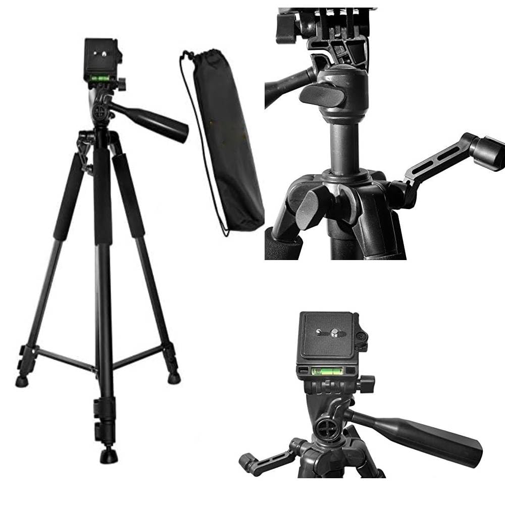 Optura Hd Optics 60" Inch Tripod For Nikon D7100 D7000 D5500 D5300 D5200 D5100 D3300 D3200 D3100 D3000 Dslr Cameras