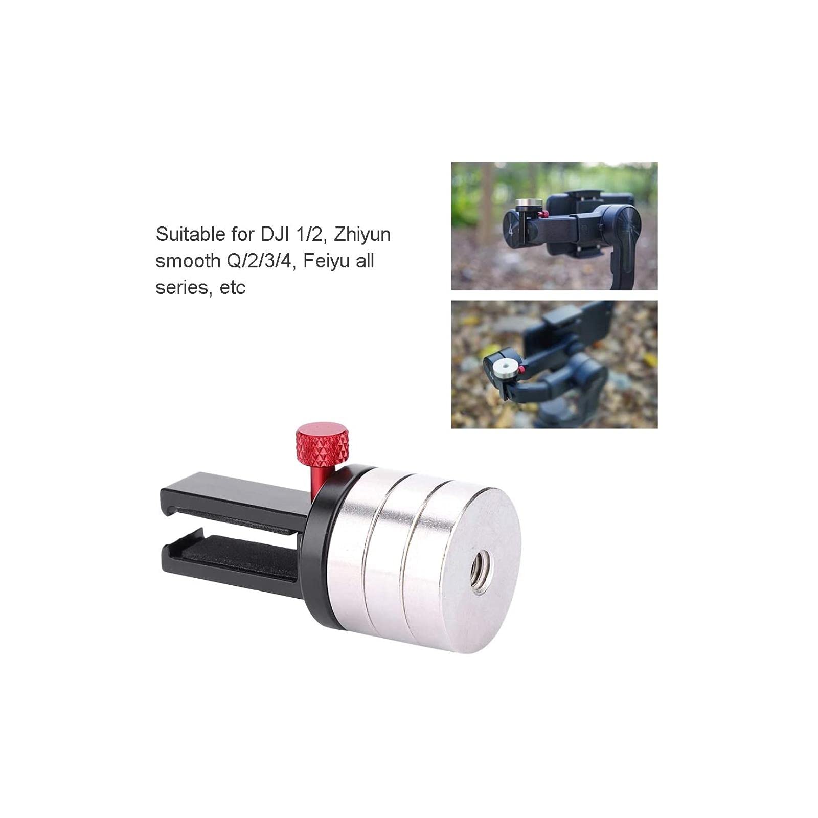 Vbestlife Gimbal Counterweight, Aluminium Alloy, Balance Weights Set, Lightweight Stabilizer Counterweight For Dji 1/2, Smooth Q/2/3/4, Feiyu All Series, Etc