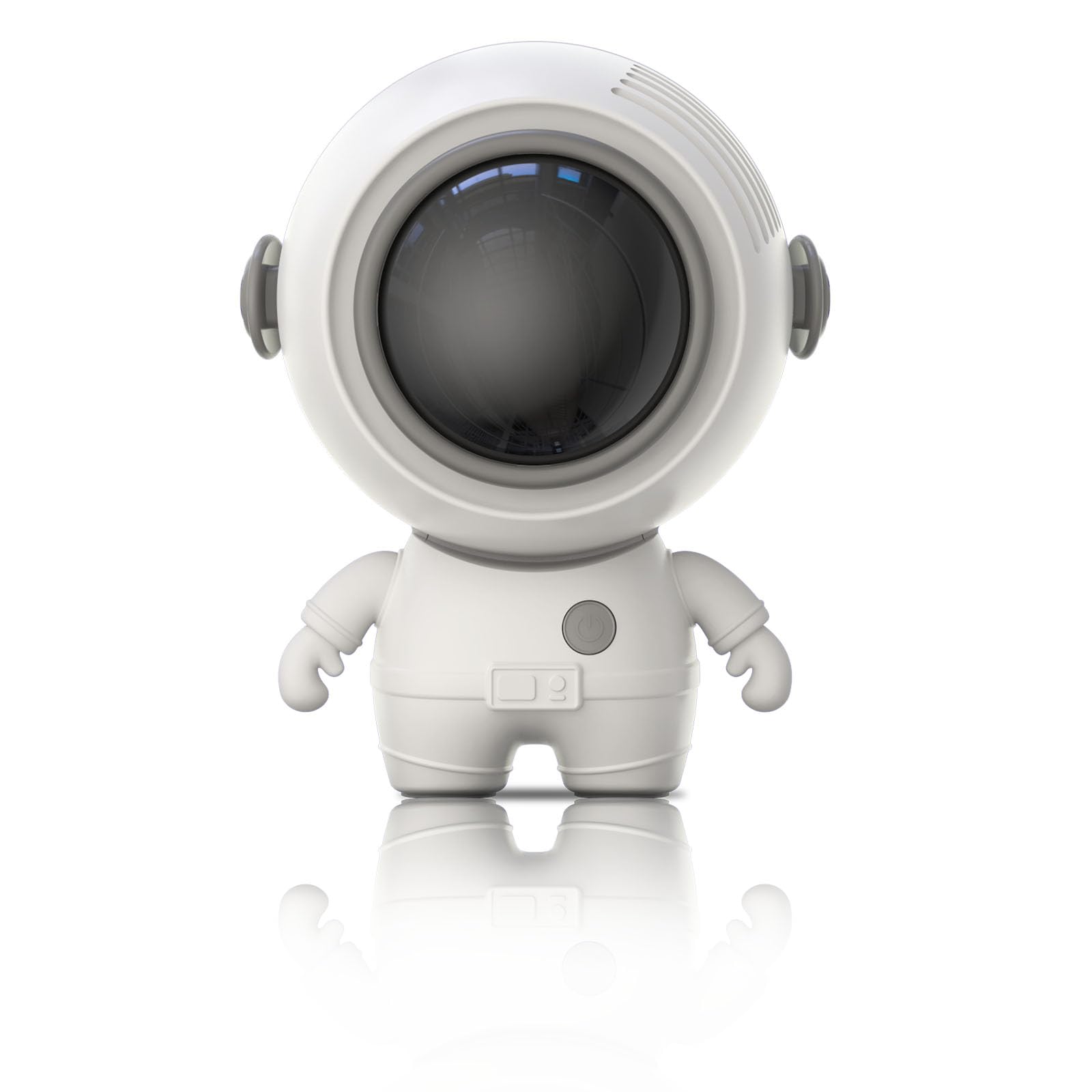 Portable Neck Fan, Powerful Handheld Fan, 3 Speeds Usb Rechargeable, Cute Astronaut Design,Mini Cool - Koospark
