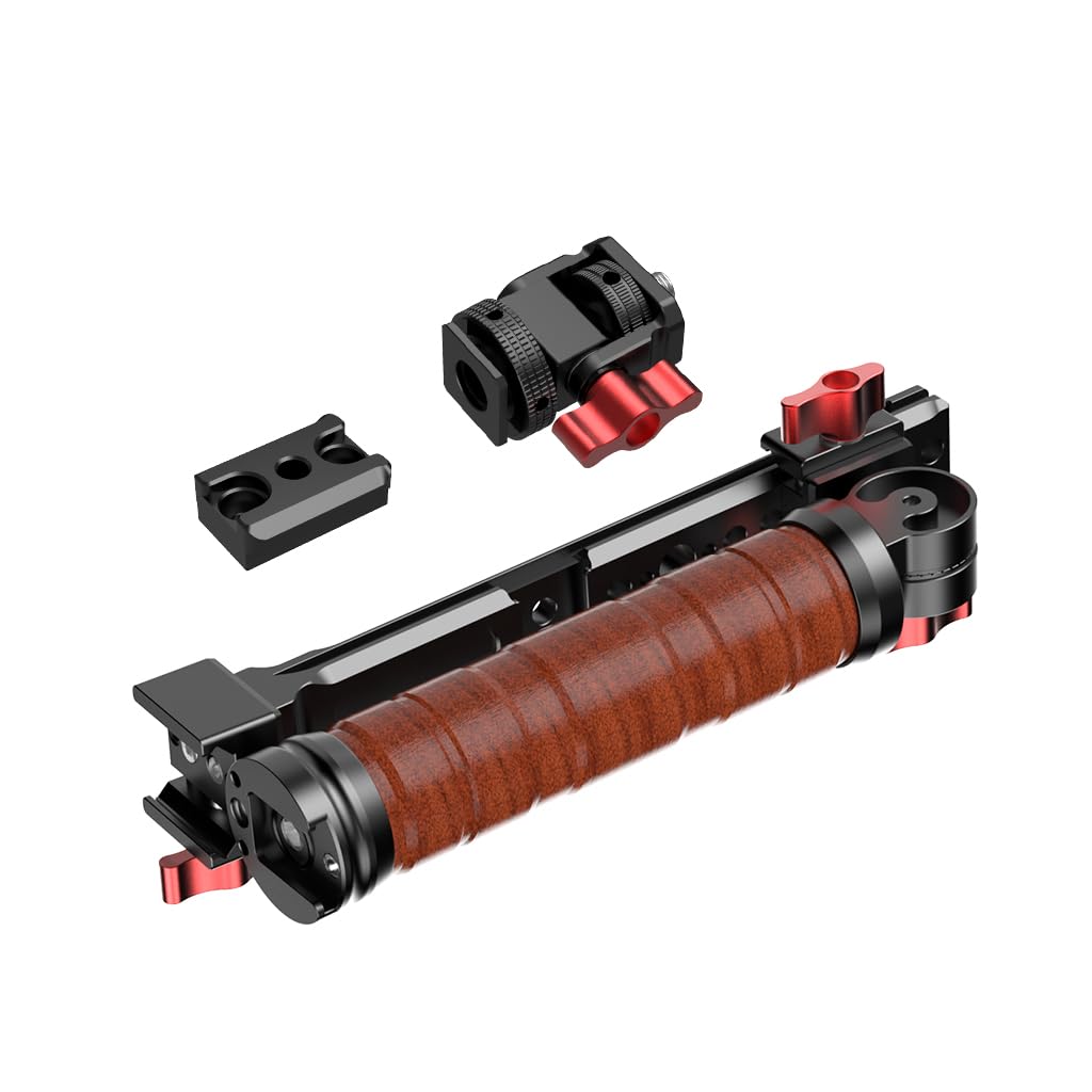 Novelgoal Adjustable Sling Handgrip Compatible With Rs2/Rs3, Foldable Gimbal Sling Handle W Cold Shoe, 1/4'' & 3/8'' Screw Hole, Camera Stabilizer Grip (Handle & Slider & Gimbal)