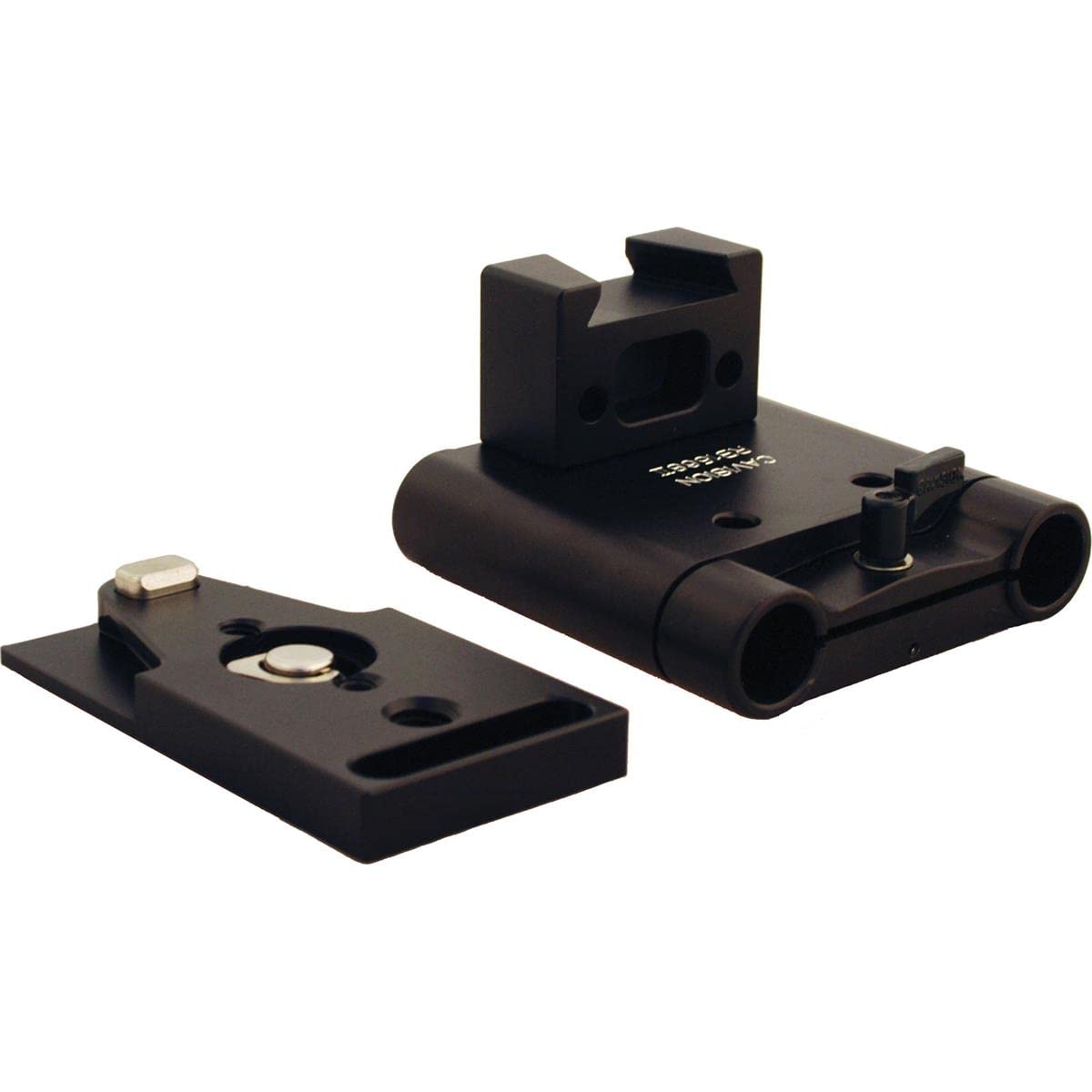 Cavision Rear Portion Of Rods Support With Quick Release Button (Rs-15Iimqrb), Includes Rods Connection Bracket With Riser Block And Quick Release Plate