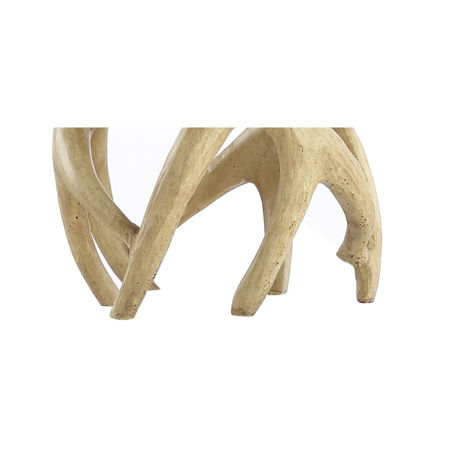 Jonathan Y Jyl4034A Vermont 19" Antler Resin Led Table Lamp Coastal Bedside Desk Nightstand Lamp For Bedroom Living Room Office College Bookcase Led Bulb Included, Natural