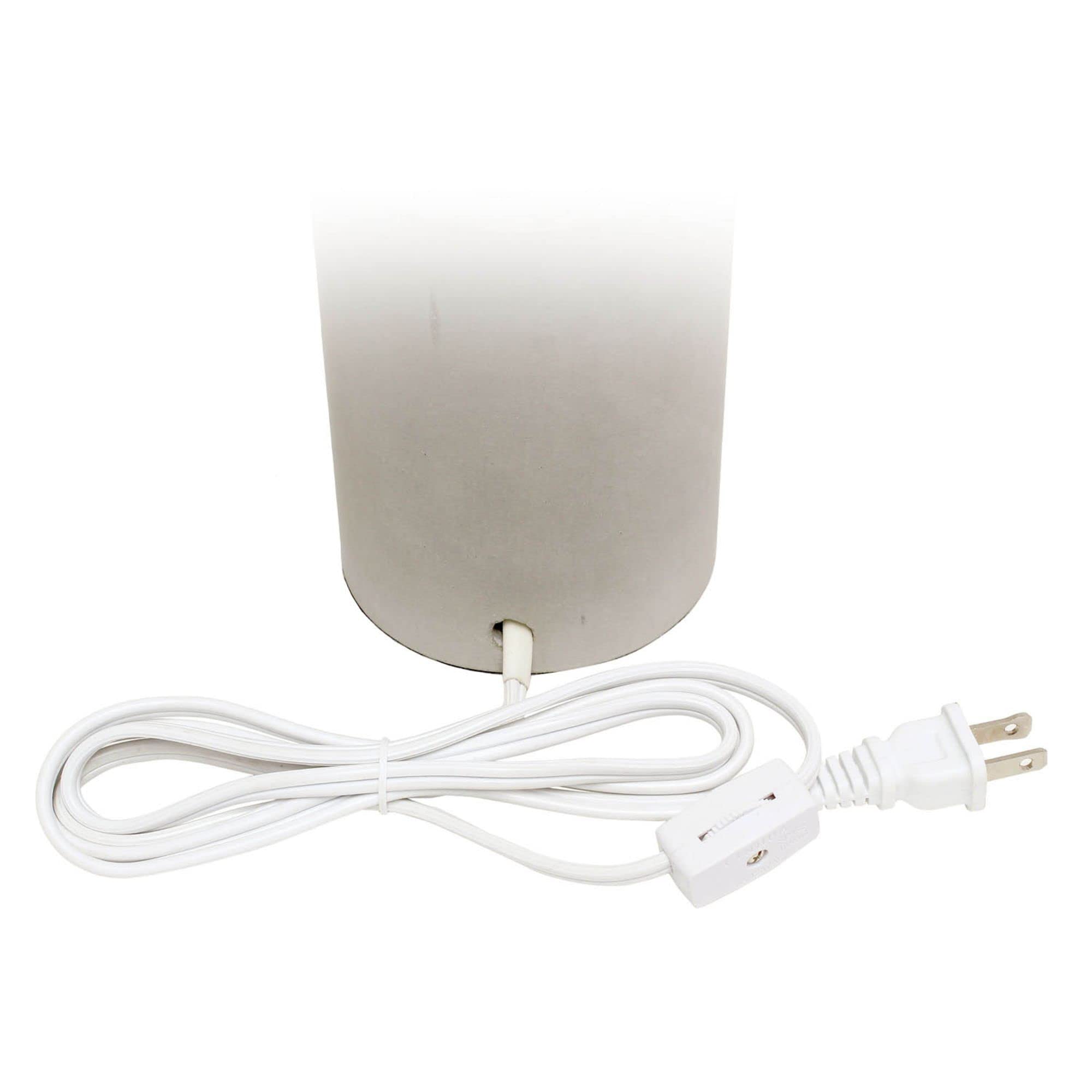 Lalia Home Concrete Table Lamp In Antique Brass With Khaki Shade