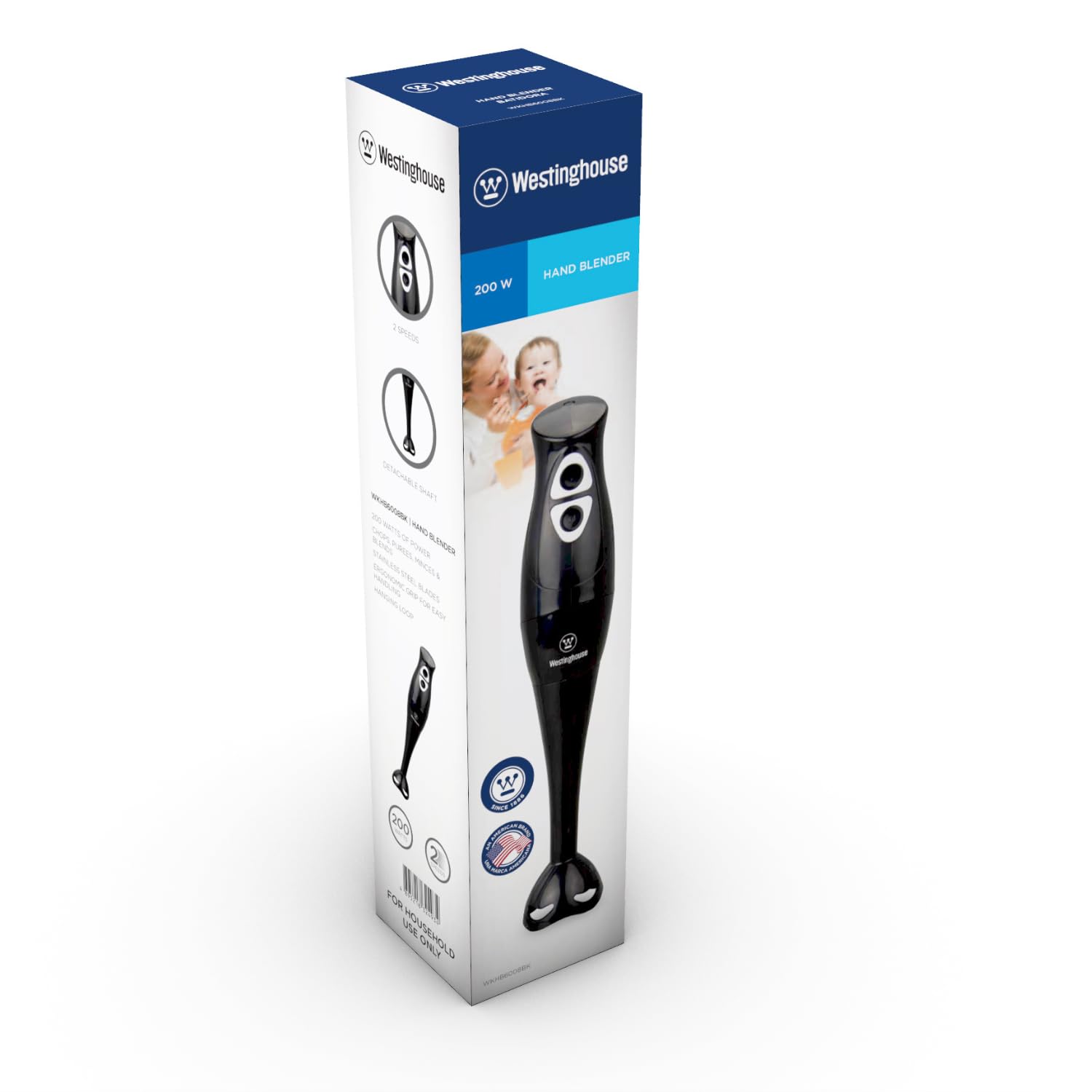 Westinghouse Hand Blender, Black, Kitchen Accessories