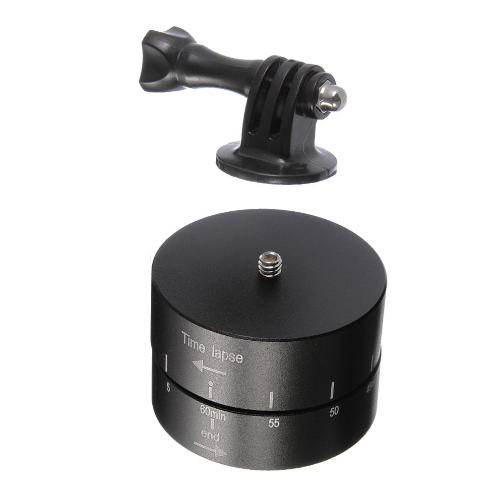 Fotga 360° 60 Minutes Rotating Tripod Time Lapse Stabilizer With Adapter 1/4" Screw For Action Camera Gopro Dslr Slr Camera Digital Camera Smartphone