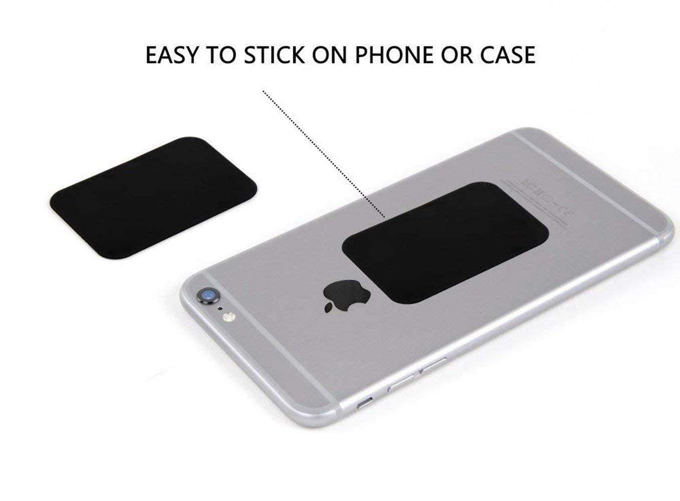 Panmout Best Tek Mount Metal Plate, Phone Magnet Sticker, Metal Plate For Magnetic Mount 8 Pack