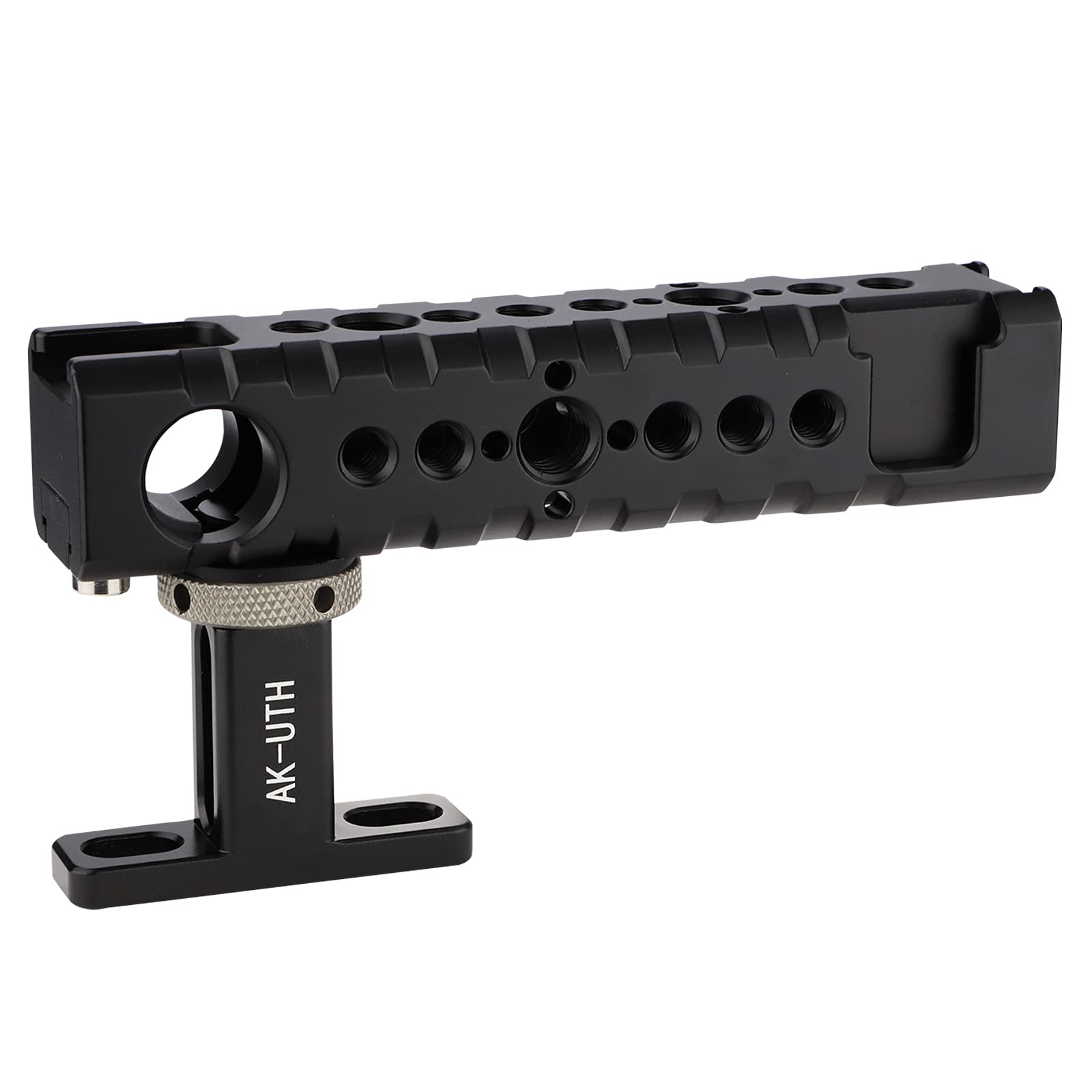 Akirood Universal Top Handle Grip,Adjustable Camera Handle,Side Handle Gripvideo Stabilizing Rig For Microphone, Led Light, Monitor, Easy Low Angle Shots