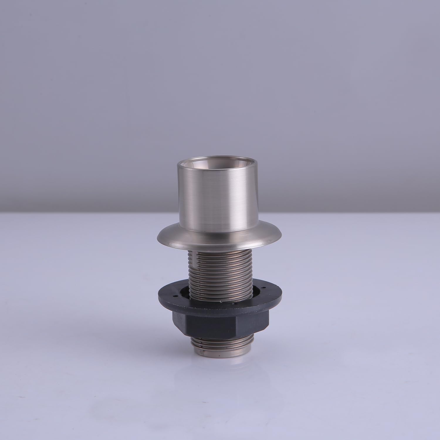 Liberaquar Kitchen Sink Side Sprayer Side Connector Compatible With Moen Faucet Head Replacement, Kitchen Sink Faucet Sprayer Attachment With Water Hose/Holder, Brushed Nickel Finish