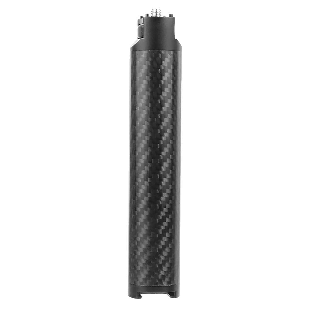 Kqcibz Carbon Fiber Handle Gimbal Grip Cold Shoe Mount Adapter For Weebill S Lab Stabilizer For Monitor Microphone, Black, 500034576