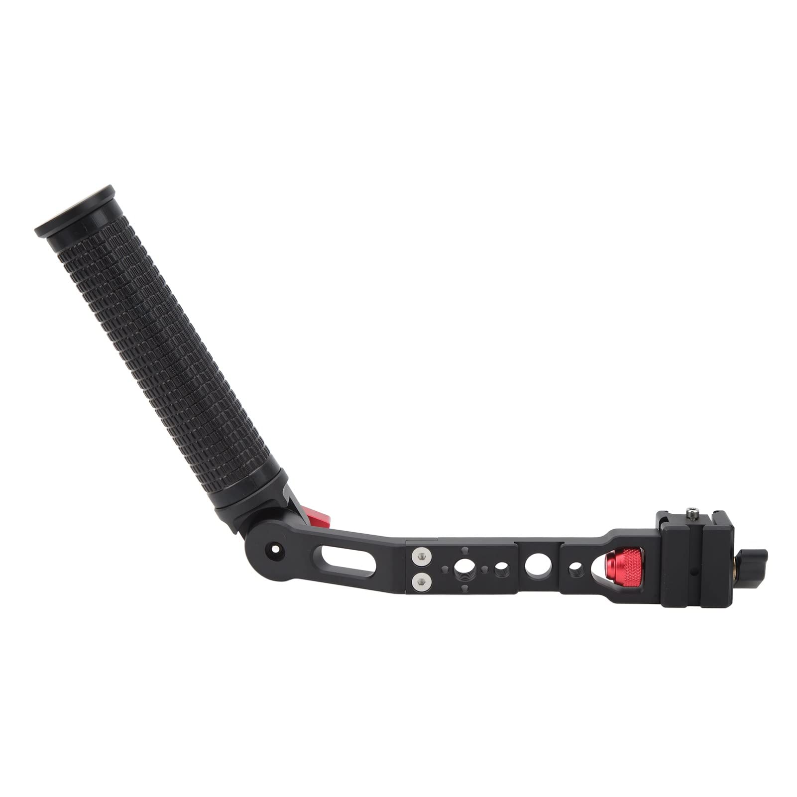Wisoqu Stabilizer Hand Grip, 1/4 Inch Screw Holes High Strength 3/8 Inch Screw Holes Adjustable Handle Grip Aluminum Alloy For Dji Ronin Rsc2 For Dji Ronin Rs2