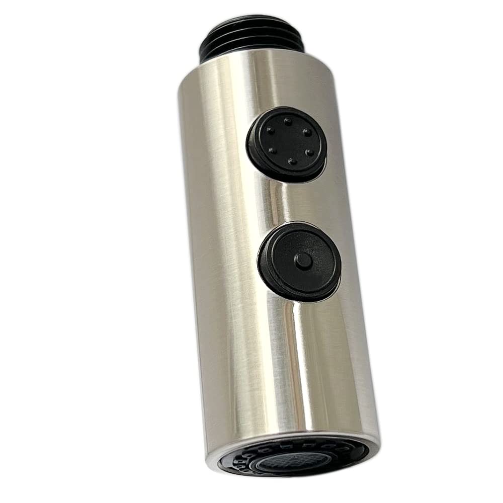 Hzmm Kitchen Sink Faucet Sprayer Head Attachment, 2 Functions Pull Out Spray Head For Kitchen Faucet, Pull Down Faucet Head Replacement, Kitchen Tap Sprayer, Sink Sprayer Head Nozzle, G1/2 Male Connector