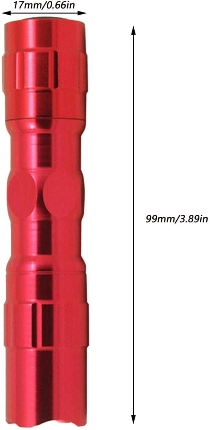 Ganpub Black Mini Small Led Flashlights,Waterproof Ultra Bright Flashlight Torch For Camping Hiking Not Included Battery Black Mini Flashlight Mini Flashlight