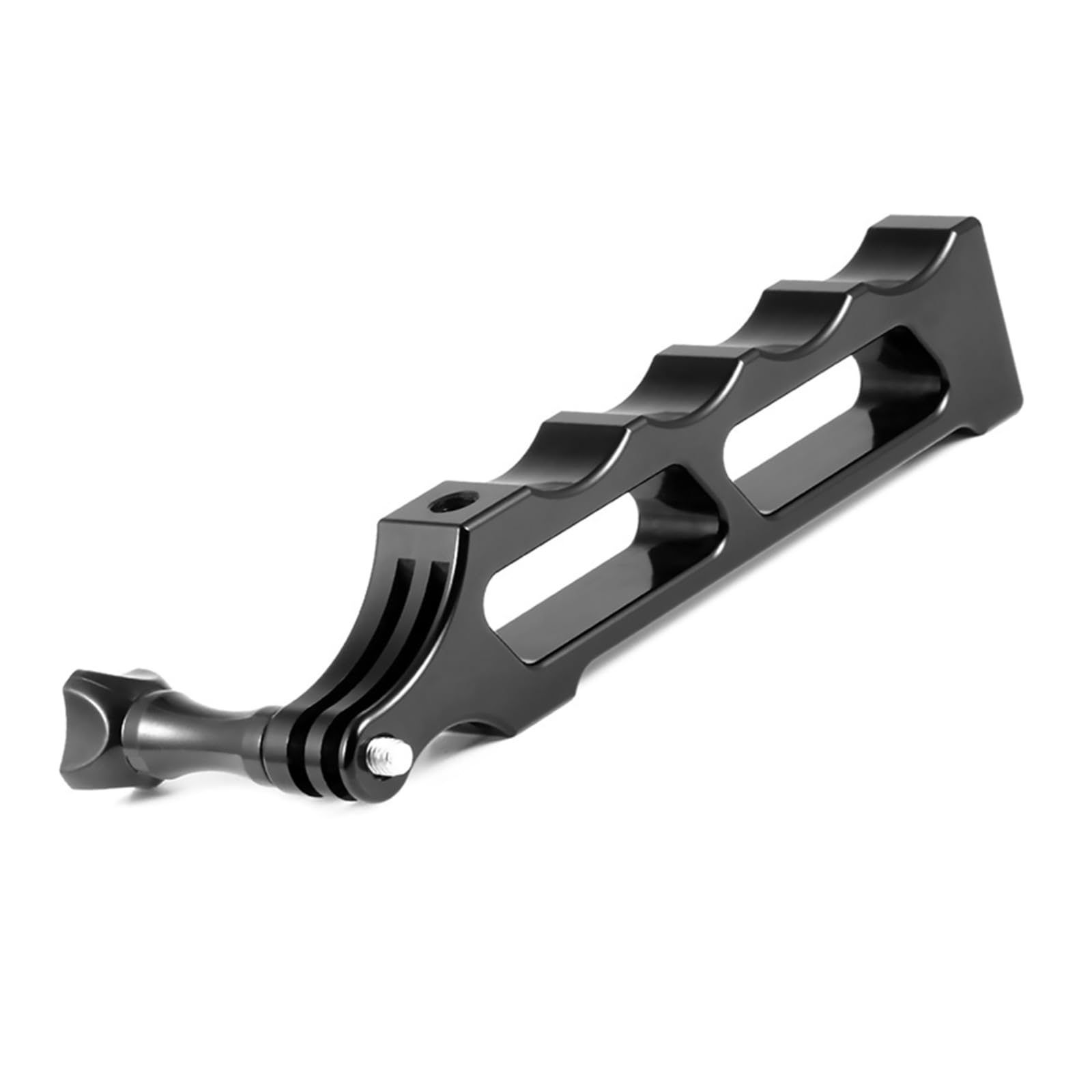Moudoauer Ergonomic Hand Grip Stabilizer With 1/4 Screw Holes For Digital Video Camera Camcorder Action Camera Led Light