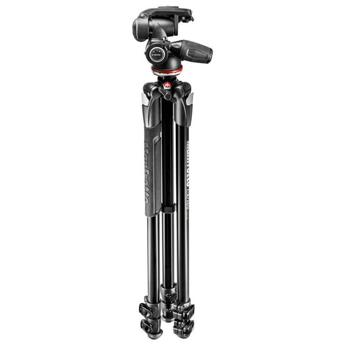 Manfrotto 290 Xtra 3-Section Aluminum Tripod With 804 3-Way Pan And Tilt Head