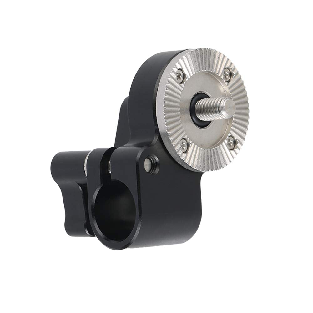 Niceyrig M6 Thread Rosette Mount To 15Mm Single Rod Clamp Compatible With Dslr Camera Rig Railblock Support System - 428